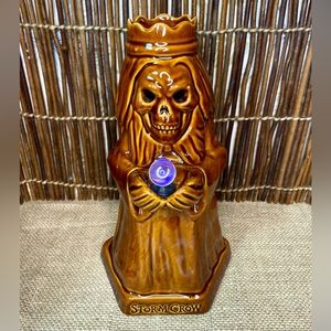 The Lich King Tiki Mug Necromantic Storm Crystal Orb Steam Chamber Straw…